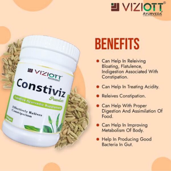 Constiviz – Ayurvedic Constipation Relief Powder - Image 3